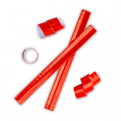 Reflexná samonavíjacia páska - červená